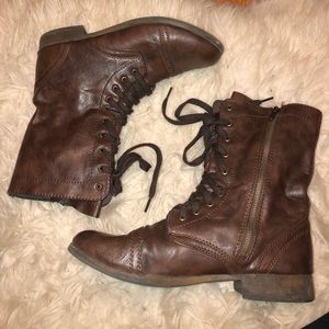 Target Brown Combat Boots